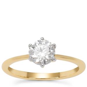 Diamond Ring in 18K Gold 1cts