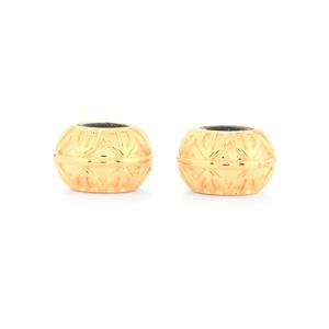 Midas Set of 2 Kama Charm Stoppers with Filigree Design