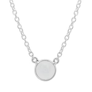 2.45ct Aquamarine Sterling Silver Necklace