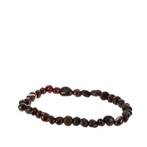 69.50cts Rajasthan Garnet Stretchable Bracelet 