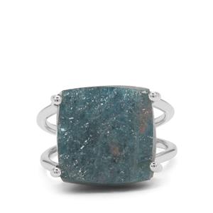 13.50ct Apatite Drusy Sterling Silver Aryonna Ring