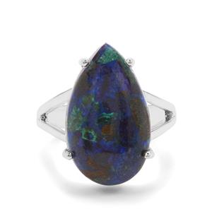 11.15ct Azure Malachite Sterling Silver Ring