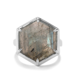 10ct Labradorite Sterling Silver Ring