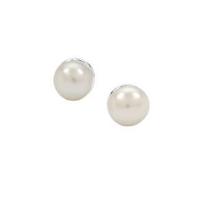 Pearl Sterling Silver Earrings 