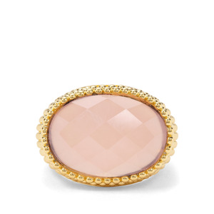 11.62cts Pink Chalcedony Midas Ring