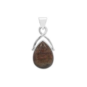 Andamooka Opal Pendant in Sterling Silver 7cts