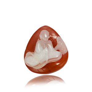 58cts Agate Carved Loose Stone (N)