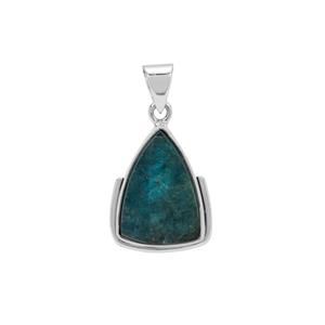 13.50ct Apatite Drusy Sterling Silver Aryonna Pendant 