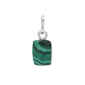 Malachite Pendant in Sterling Silver 3.80cts