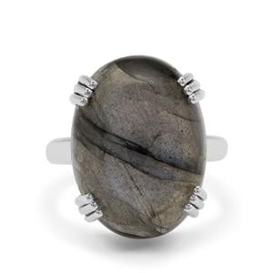 17ct Paul Island Labradorite Sterling Silver Aryonna Ring