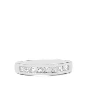 Plush Diamond Sunstone 0.56ct Sterling Silver Ring