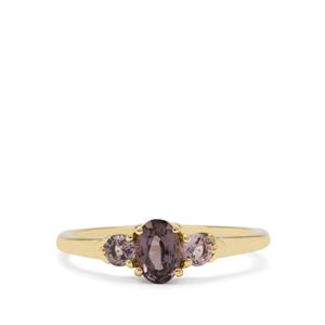 Burmese Pink Spinel Ring in 9K Gold 0.85cts