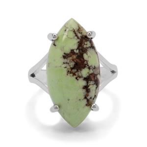 12.50ct Queensland Chrysoprase Sterling Silver Aryonna Ring