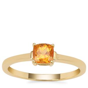 Mandarin Garnet Ring in 9K Gold 0.71ct