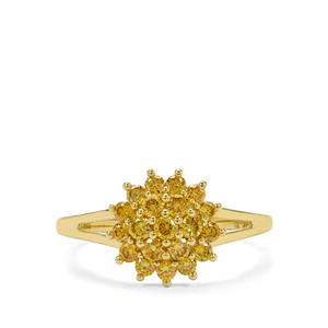 1/2ct Imperial Diamonds 9K Gold Ring 