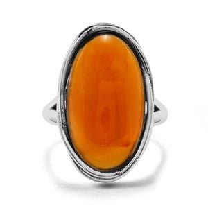 9.75ct American Fire Opal Sterling Silver Ring