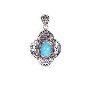 5.75ct Turquoise Sterling Silver Pendant