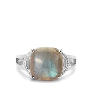 Paul Island Labradorite Ring in Sterling Silver 5.81cts