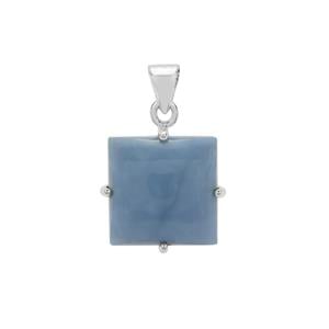 19cts Bengal Blue Opal Sterling Silver Aryonna Pendant 