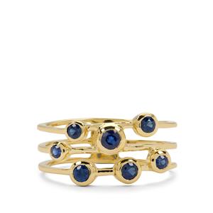 0.60ct Australian Blue Sapphire 9K Gold Ring