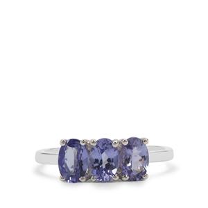 Tanzanite Ring in Sterling Silver 1.40cts