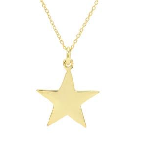 Pendant Necklace in Gold Plated Sterling Silver