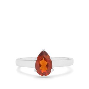  Madeira Citrine Ring in Sterling Silver 1.10cts