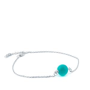 Natural Peruvian Amazonite Bracelet in Sterling Silver 6.50cts