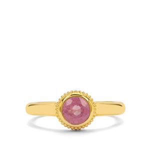1cts Pink Sapphire Midas Ring (F)