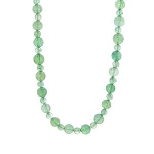 Fuchsite Quartz Necklace in Sterling Silver 205cts
