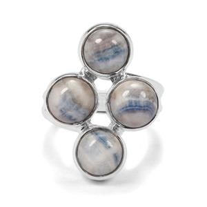 10ct Blue Dolomite Sterling Silver Aryonna Ring