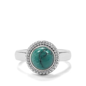 2.48ct Lhasa Turquoise Sterling Silver Aryonna Ring
