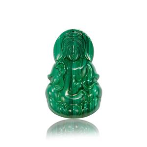 68.43cts Carved Malachite (N)