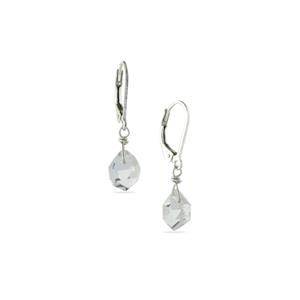 1.91cts Herkimer Quartz Sterling Silver Earrings 
