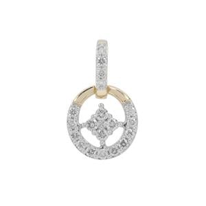 1/4ct Argyle Diamond 9K Gold Pendant