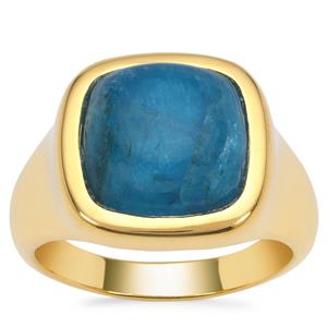 Mogok Apatite Ring in Gold Plated Sterling Silver 6cts