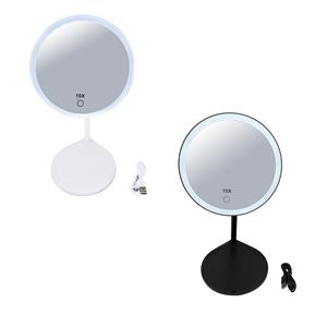 VISAGE LED 10x Magnifying Dimmable Makeup Mirror  - Available in White or Black