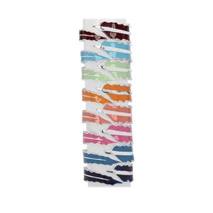 Destello Angel Feather Scarf ring with Enamel (Choice of 8 Colors)