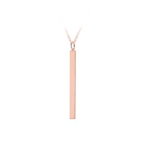 Necklace in Rose Gold Plated Sterling Silver 66cm/26'