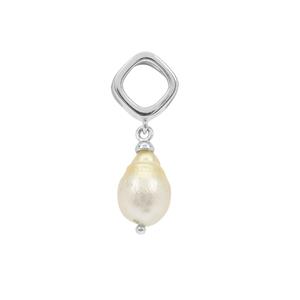South Sea Cultured Pearl Pendant in Sterling Silver (8mm)