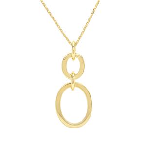 22" Midas Diamond Cut Infinity Pendant Necklace 5.28g