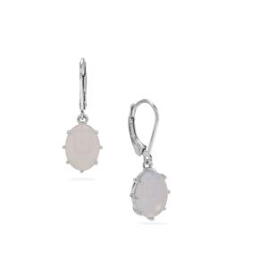 7cts Turkish Chalcedony Sterling Silver Earrings 