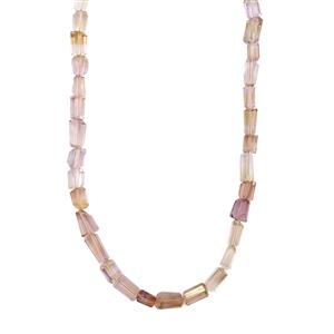 95ct Ametrine Sterling Silver Nugget Necklace 