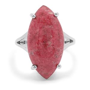 14ct Norwegian Thulite Sterling Silver Aryonna Ring