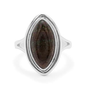 3.50ct Andamooka Opal Sterling Silver Aryonna Ring