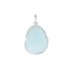 Aquamarine Pendant in Sterling Silver 13.05cts