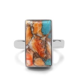 11ct Oyster Turquoise Sterling Silver Aryonna Ring
