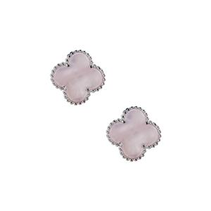 2.50ct Rose Quartz Sterling Silver Earrings