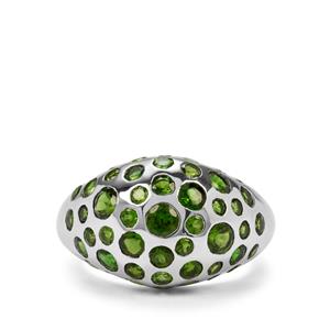 3.72ct Chrome Diopside Sterling Silver Ring