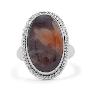 12ct Iolite Sunstone Sterling Silver Aryonna Ring